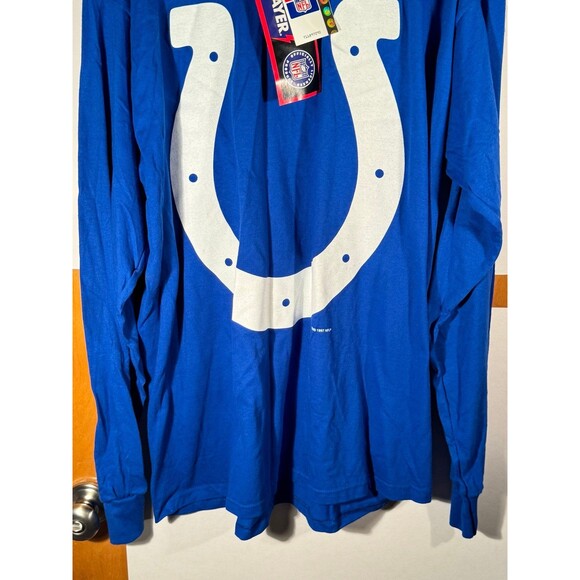 Vintage NWT Pro Player NFL Football Indianapolis Colts Long Sleeve Shirt XL USA - Picture 3 of 10